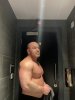 Musclebum performs massage in London, United Kingdom - 1